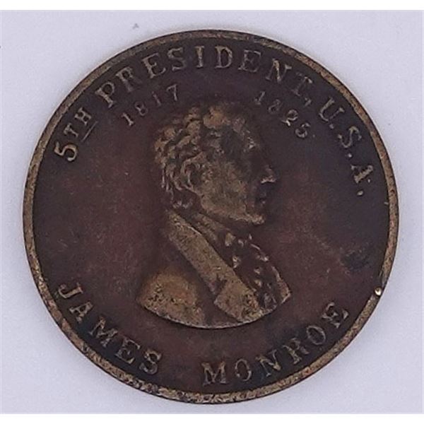 James Monroe The Last of the Cocked Hat Token