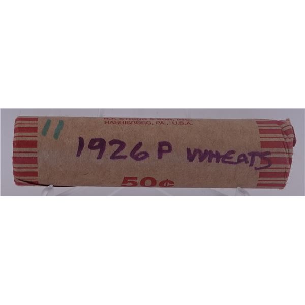 Roll of 1926 Wheat Cents