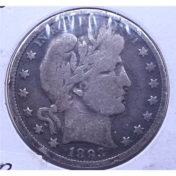 1893-O Barber Half Dollar