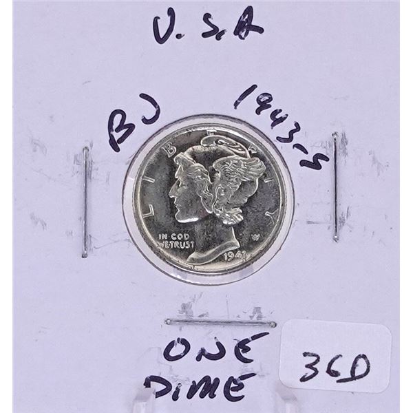 1943-S Mercury Dime