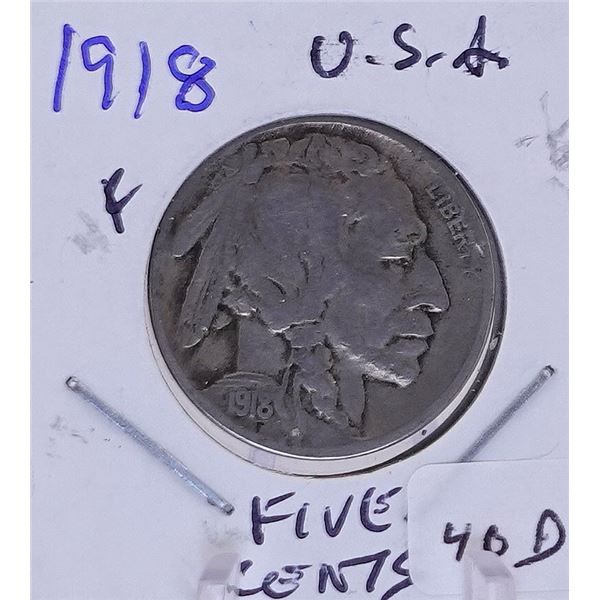 1918 Buffalo Nickel