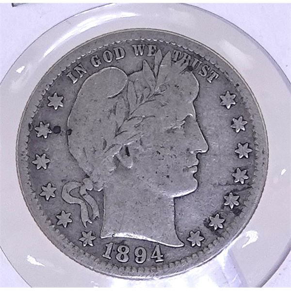 1894-S Barber Quarter