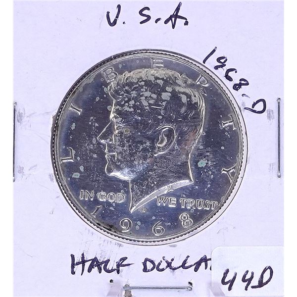 1968-D Kennedy Half Dollar