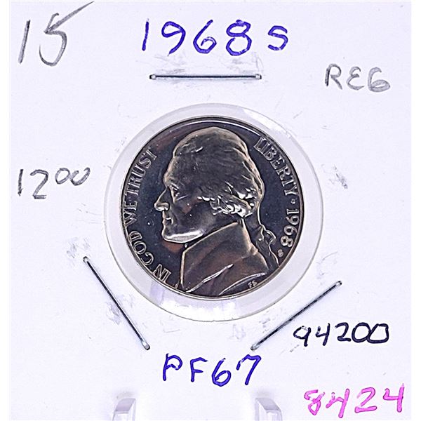 1968-S Jefferson Nickel