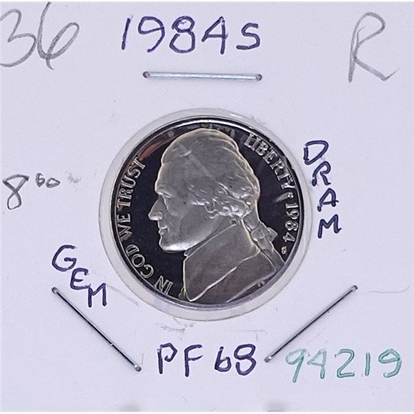 1984-S Jefferson Nickel