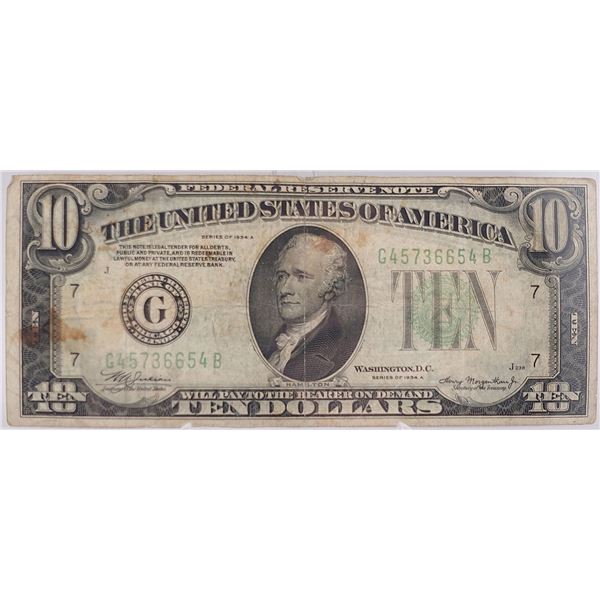 1934-A $10 Bill