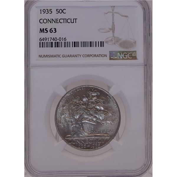 1935 Connecticut Half Dollar