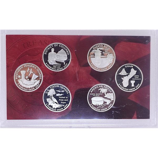 Set of (6) 2009-S State Quarter Set