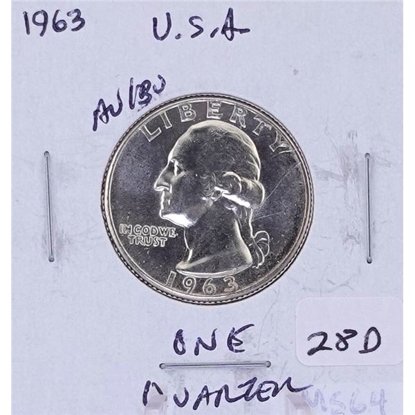 1963 Washington Quarter