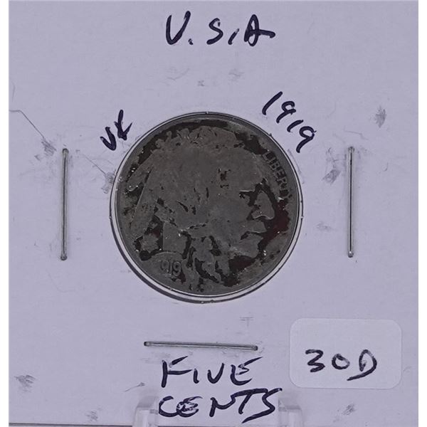 1919 Buffalo Nickel