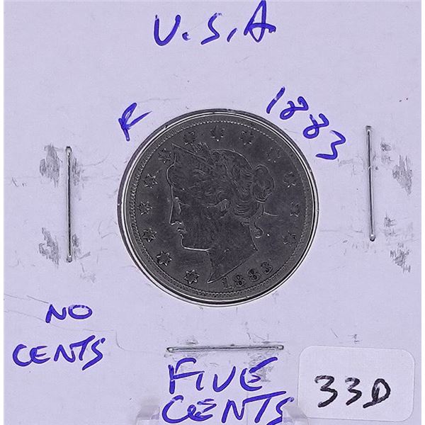 1883 V Nickel