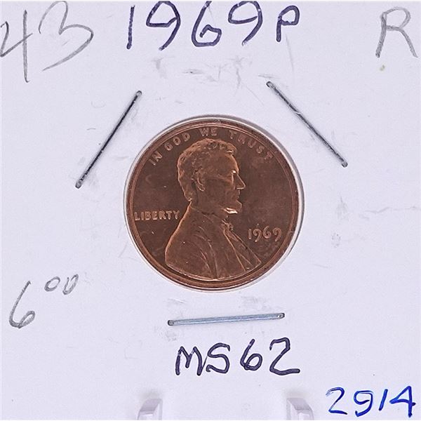 1969 Lincoln Cent