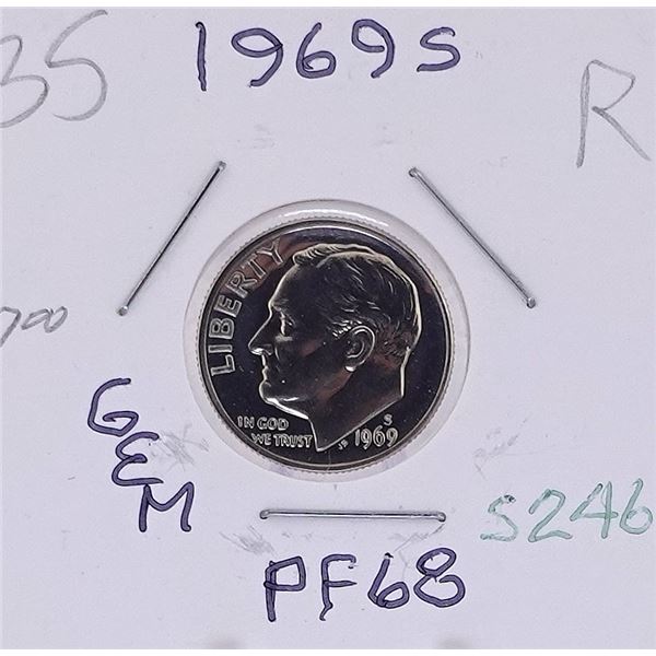 1969-S Roosevelt Dime
