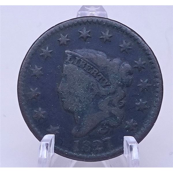 1827 Matron Head Large Cent