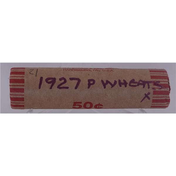 Roll of 1927 Wheat Cents