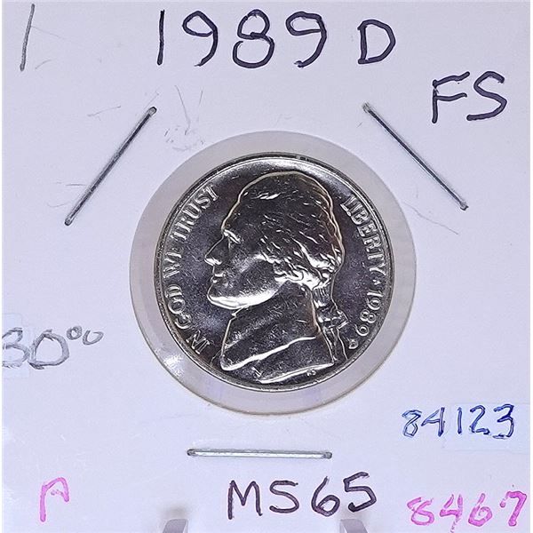 1989-D Jefferson Nickel