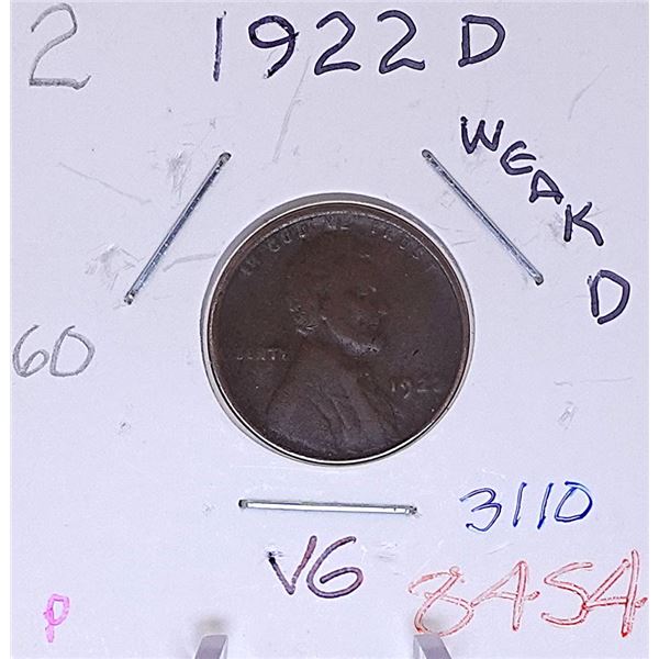 1922-D Wheat Cent