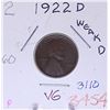 Image 1 : 1922-D Wheat Cent