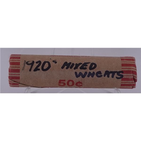 Roll of 1920'S Mixed Wheat Cents