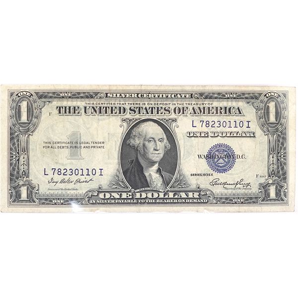 1935-E $1 Silver Certificate
