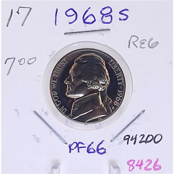 1968-S Jefferson Nickel
