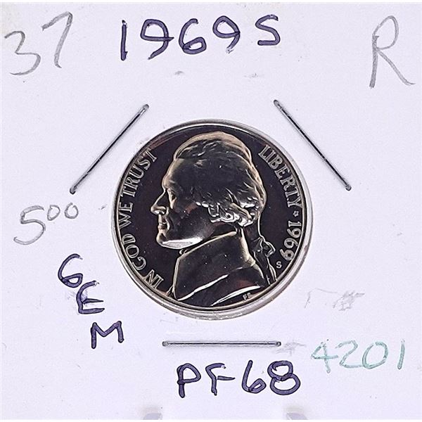 1969-S Jefferson Nickel