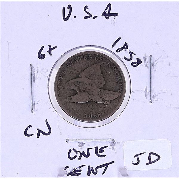 1858 Flying Eagle Cent