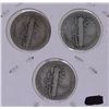 Image 2 : 1935 P, D, S Mercury Dime Set