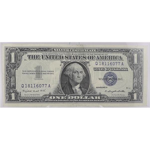 1957-A $1 Silver Certificate
