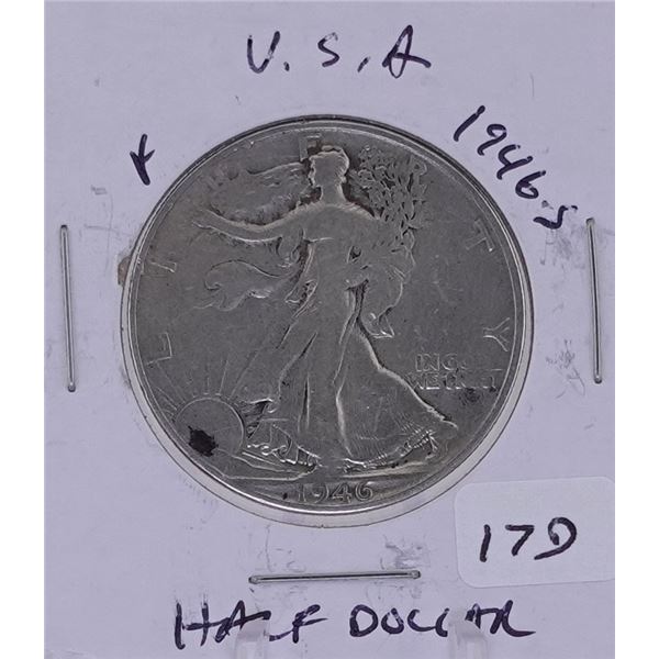1946-S Walking Liberty Half Dollar