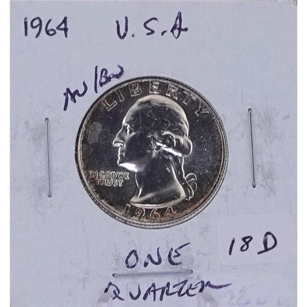 1964 Washington Quarter