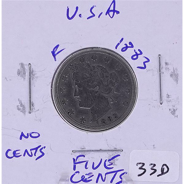 1883 V Nickel