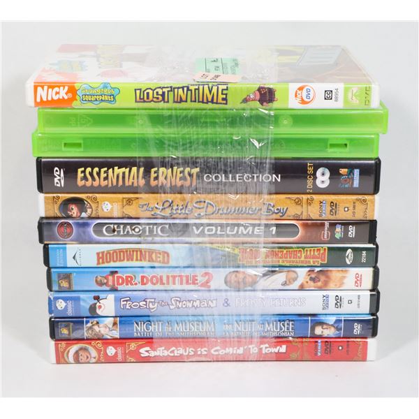 BIG BUNDLE OF KIDS DVDS INCLUDING ESSENTIAL