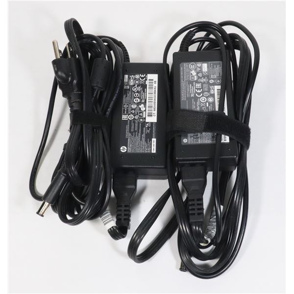 TWO HP LAPTOP CHARGERS