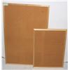 Image 1 : TWO CORK BOARDS, LARGER IS 24" X 36"