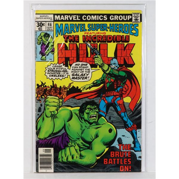 MARVEL SUPER HEROES STARRING THE INCREDIBLE HULK