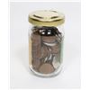 Image 1 : MEDIUM JAR OF CANADIAN ONE CENT COINS CIRCA