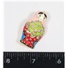 NEW FESTIVE MATRYOSHKA DOLL BROOCH