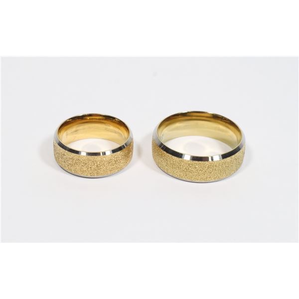 NEW COUPLES RING SET HER KING SIZE 10 HIS QUEEN