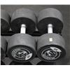 Image 1 : LOT OF 2 80LB BELLS OF STEEL URETHANE DUMBBELLS