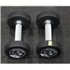 Image 1 : LOT OF 2 10LB BELLS OF STEEL URETHANE DUMBBELLS