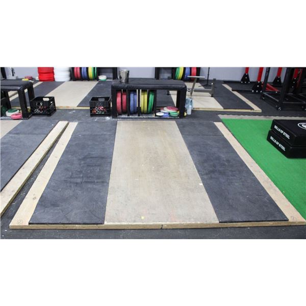 CUSTOM MADE OLYMPIC WEIGHTLIFTING PLATFORM W/