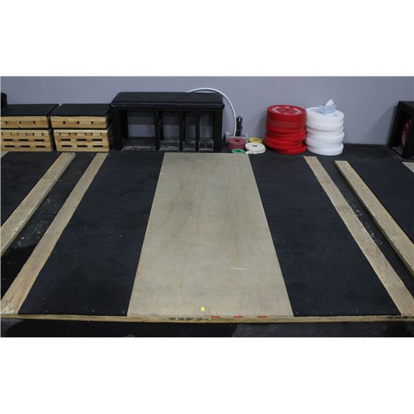 CUSTOM MADE OLYMPIC WEIGHTLIFTING PLATFORM W/