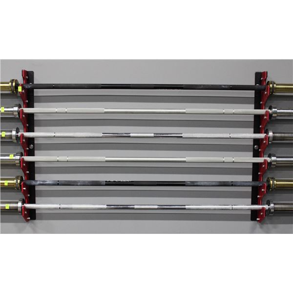 WALLMOUNT 6-TEIR BARBELL RACK **CONTENTS NOT