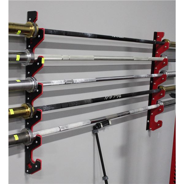 WALLMOUNT 6-TEIR BARBELL RACK **CONTENTS NOT