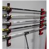 Image 1 : WALLMOUNT 6-TEIR BARBELL RACK **CONTENTS NOT