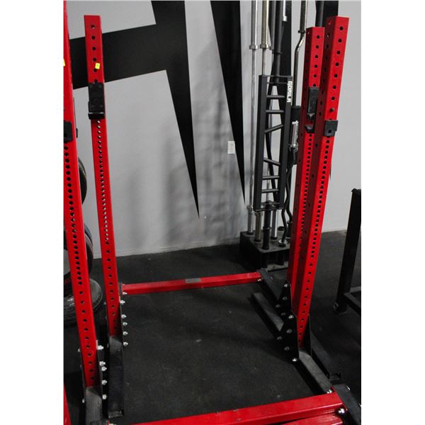 RED SQUAT RACK