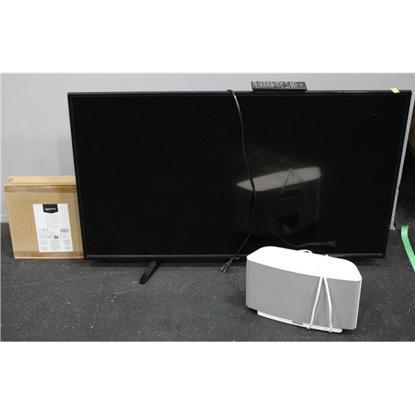 TOSHIBA 49" FLATSCREEN TV W/ SONOS BLUETOOTH