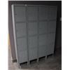Image 1 : LOT OF 4 BANKS OF 4 LOCKERS