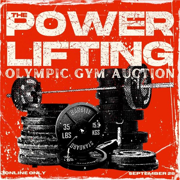 WELCOME TO THE POWERLIFTING OLYMPIC GYM AUCTION